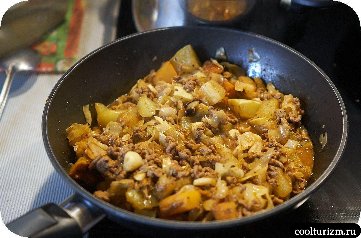 Фарш с овощами как приготовить