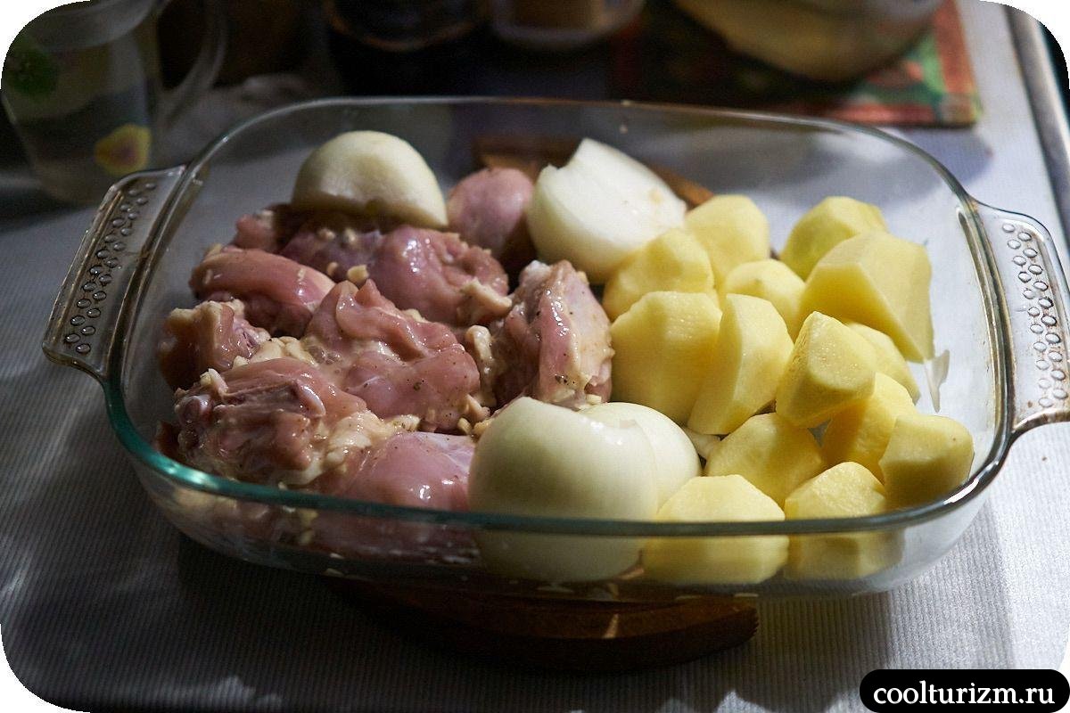Курица с медом и чесноком в духовке как готовить