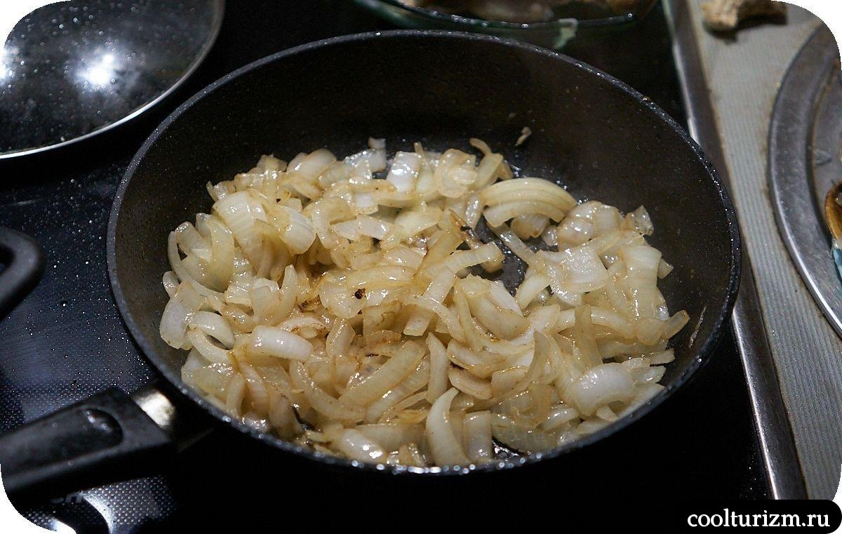 обжарка лука репчатого