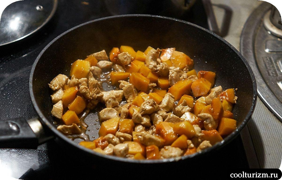тыква унд мясо