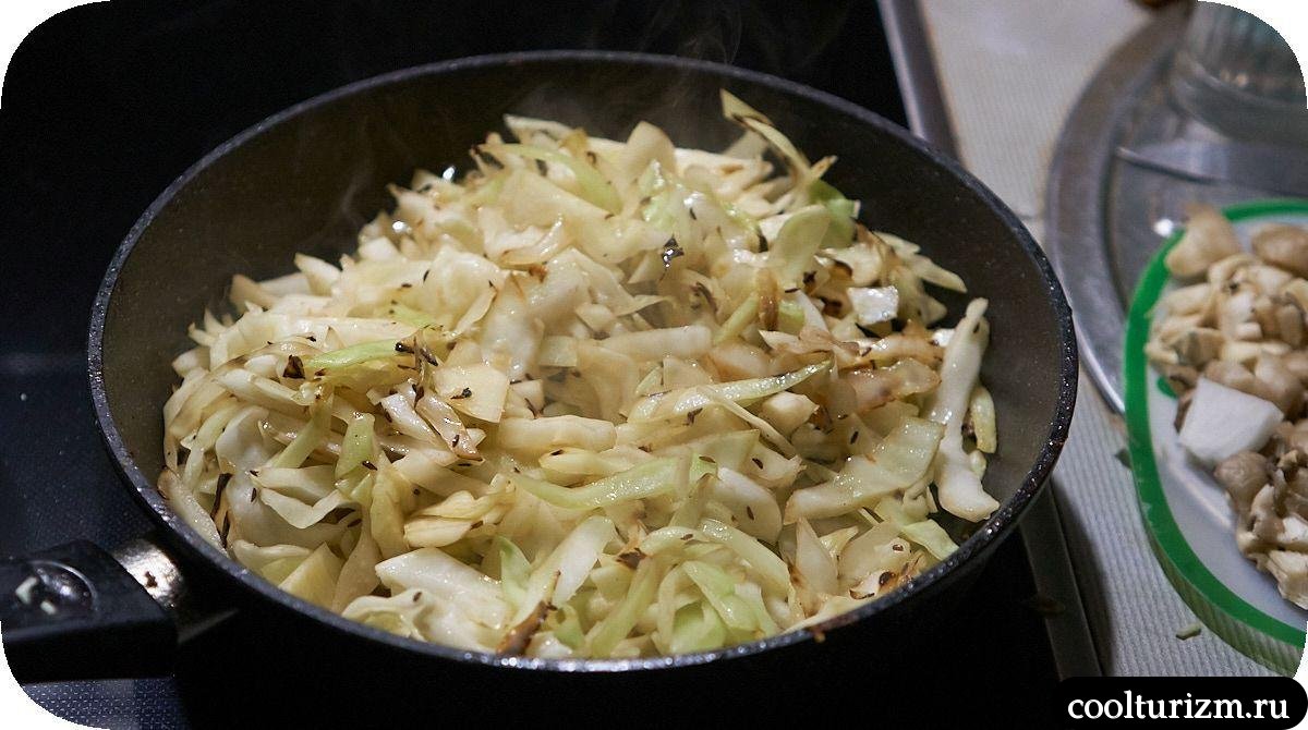 жарка капусты