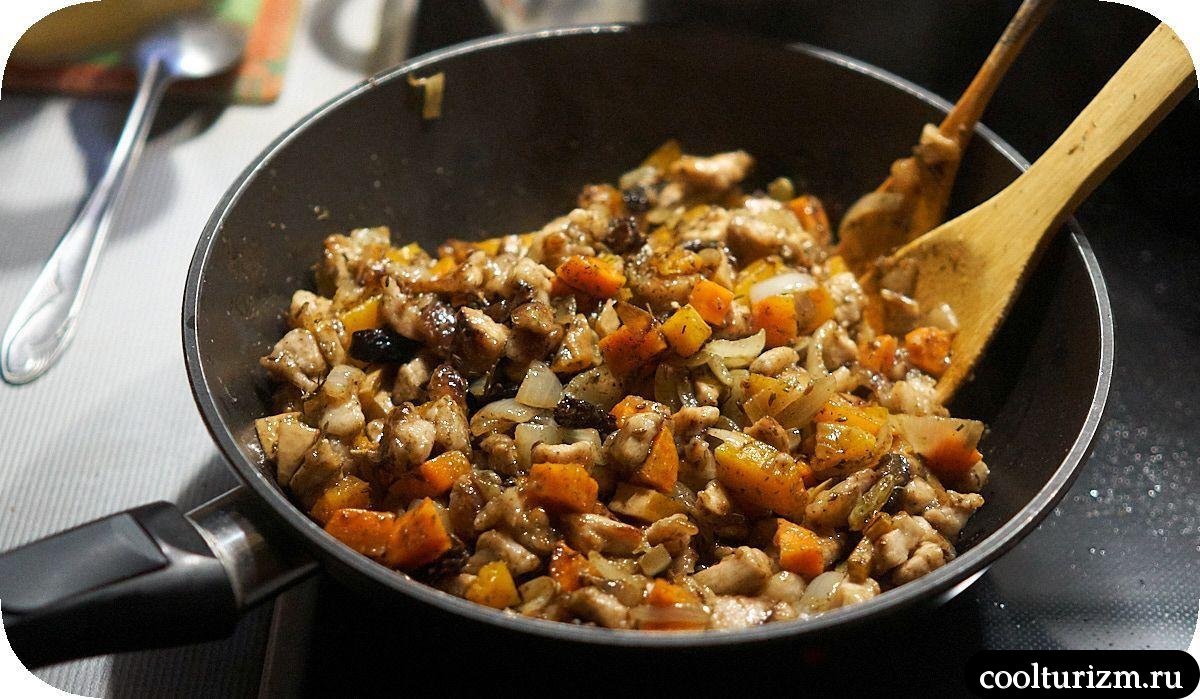 Нут с корейкой и черносливом как готовить