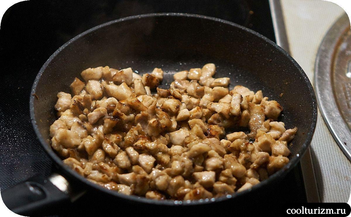 жарка корейки кусками