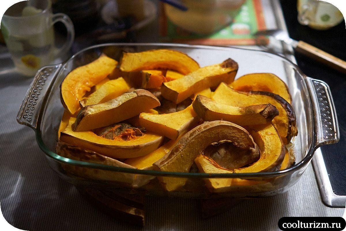 Куриные бёдра с тыквой в духовке как вкусно приготовить