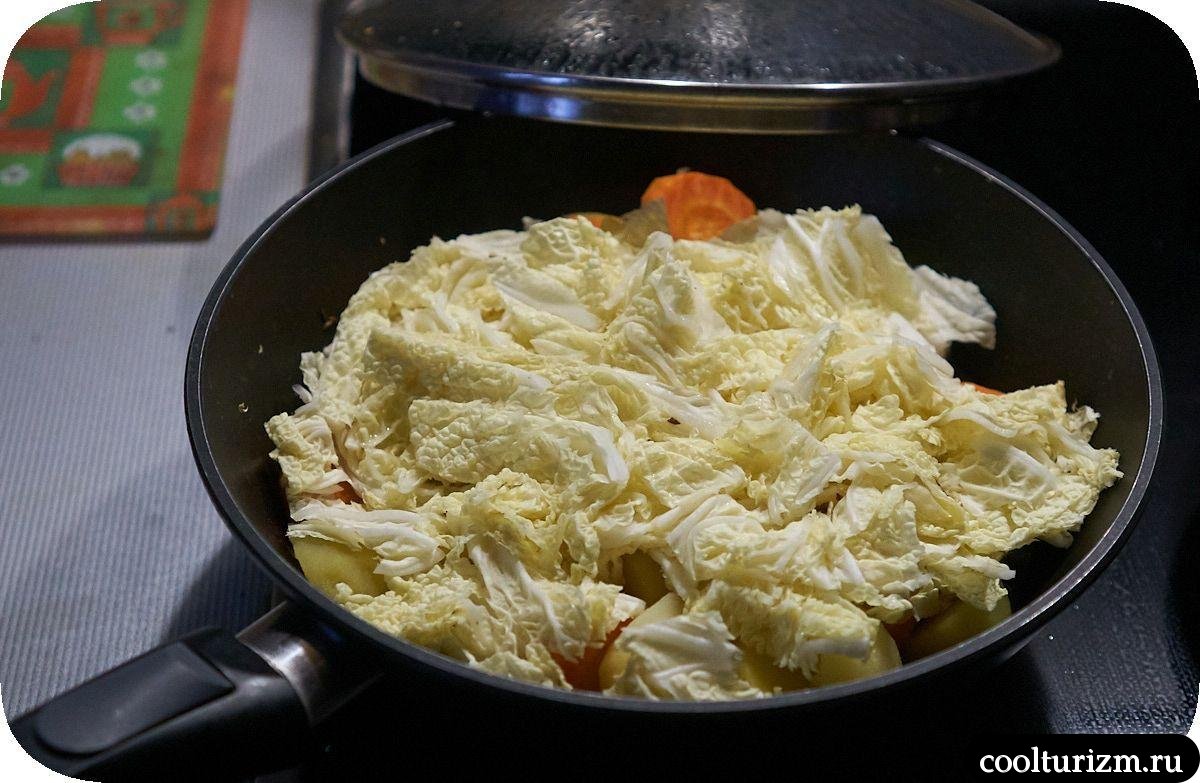 Курица с картофелем и морковью