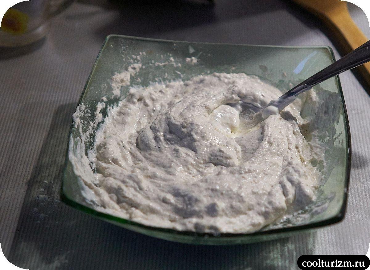 сметана с мукой