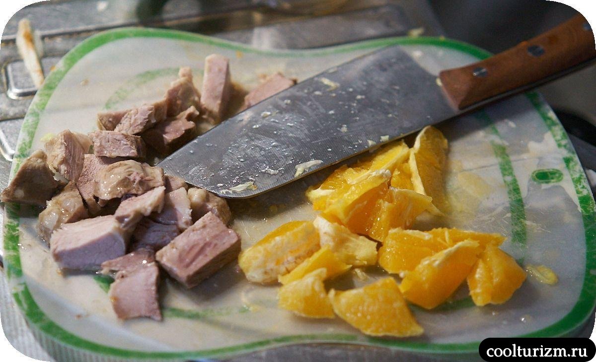 лопатка и апельсины