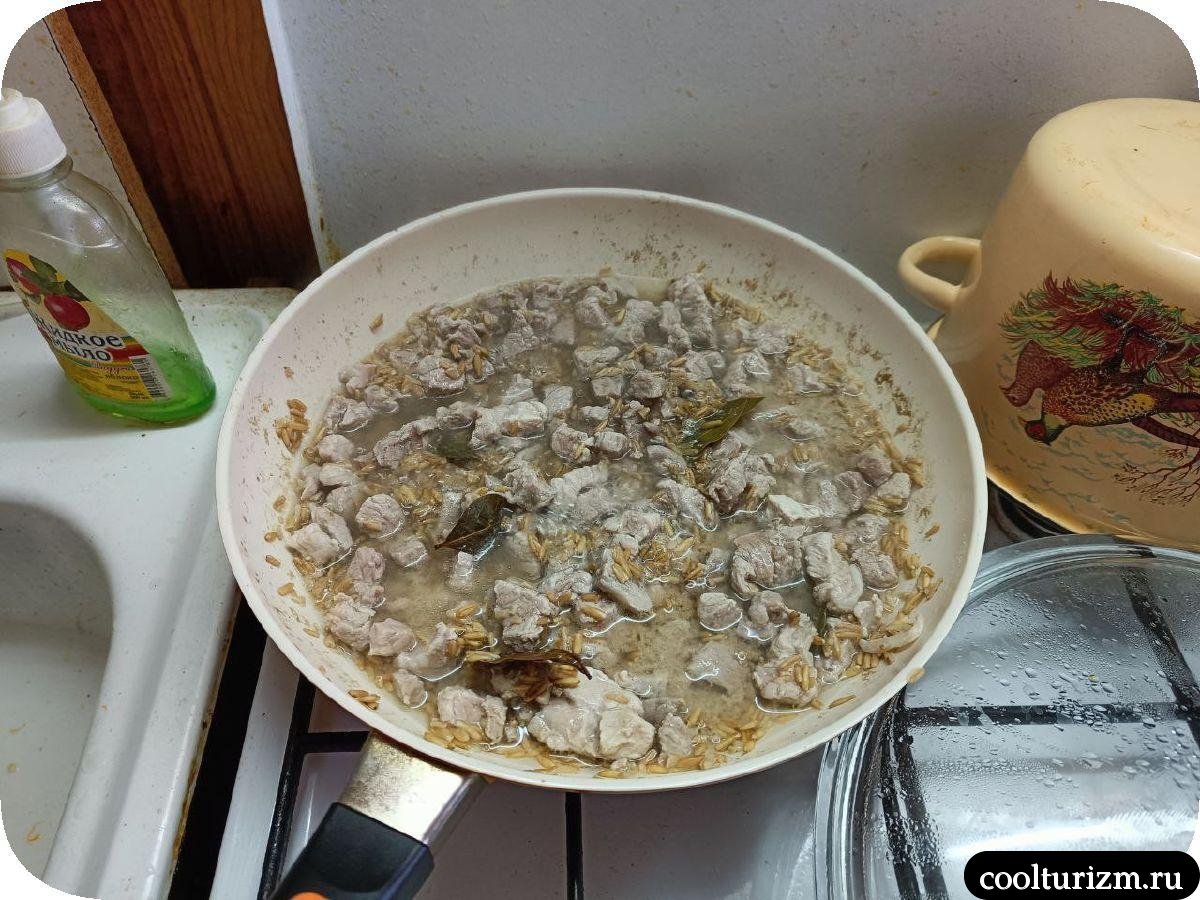 вырезка и овсянка