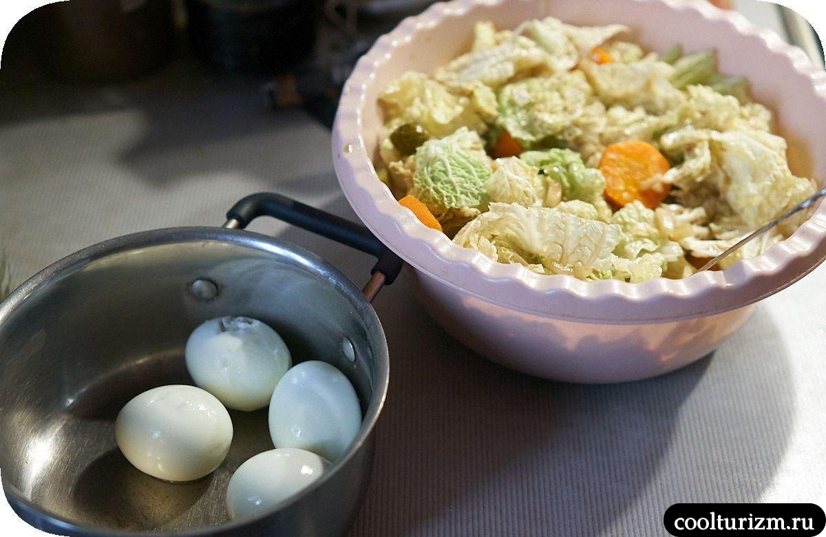 Салат с куриной печенью и морковью без майонеза