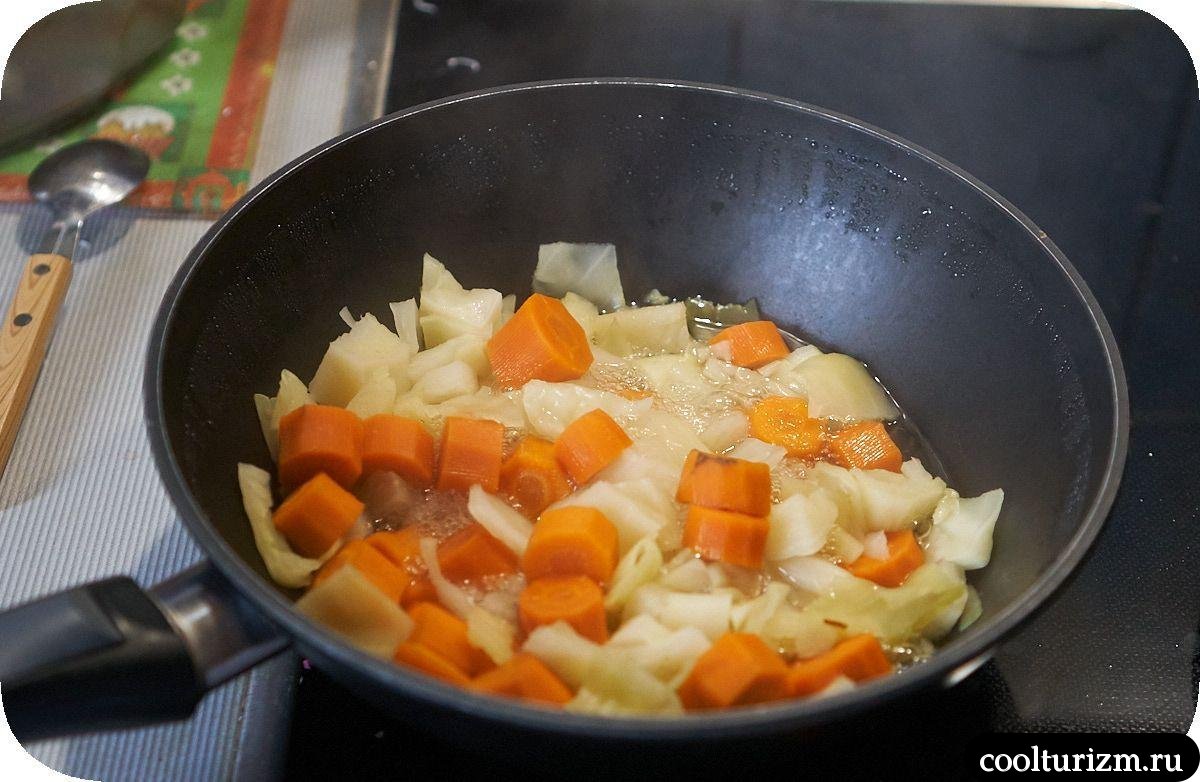 Гречка зелёная с овощами и мясом как готовить
