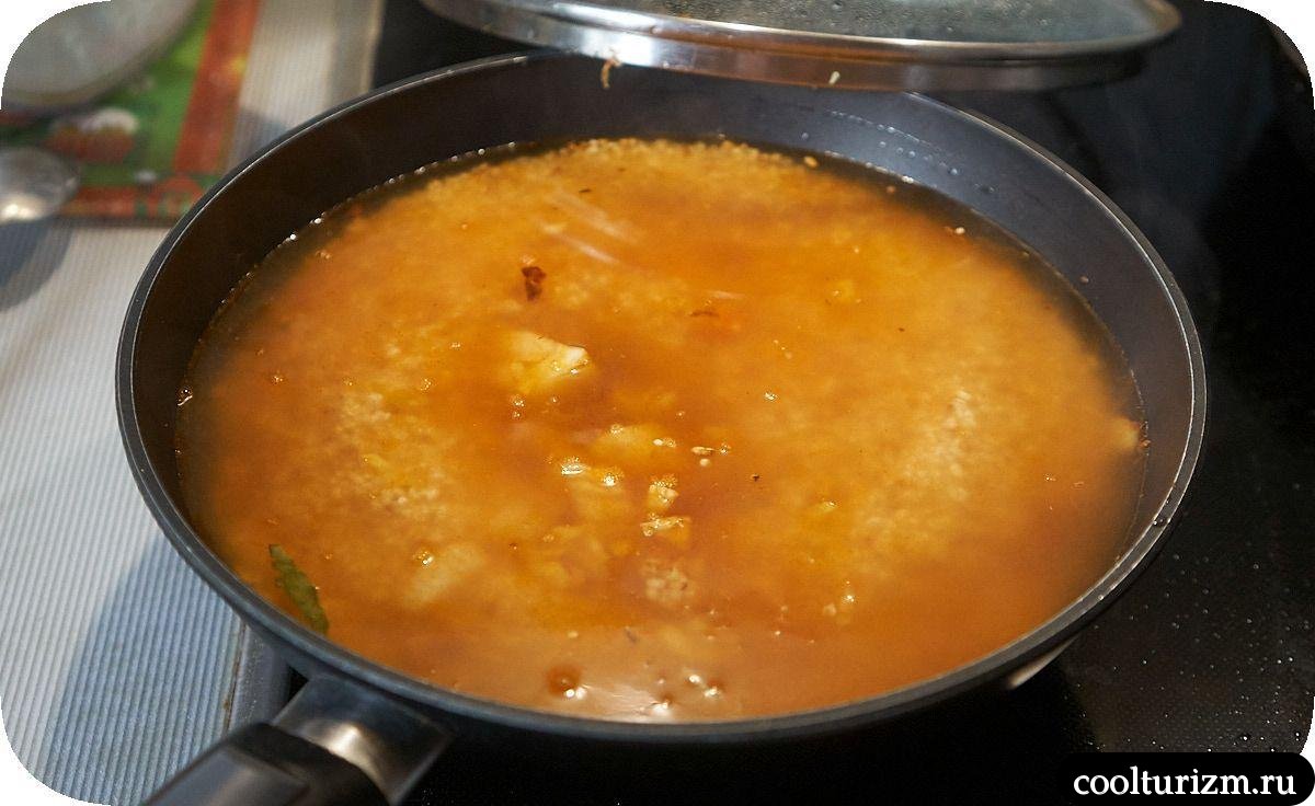 Круглозерный рис с мясом и овощами как готовить