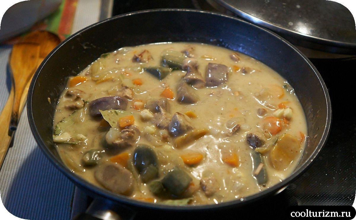 Разноцветные ттокпокки с мясом и овощами как готовить