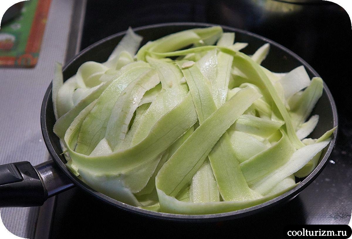 кабачковая лапша
