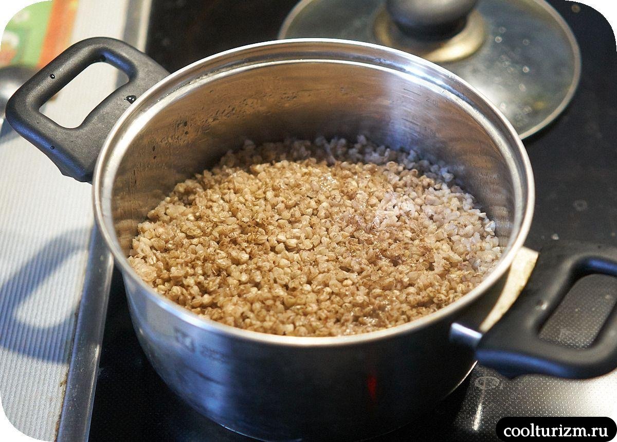 варка зелёной гречки