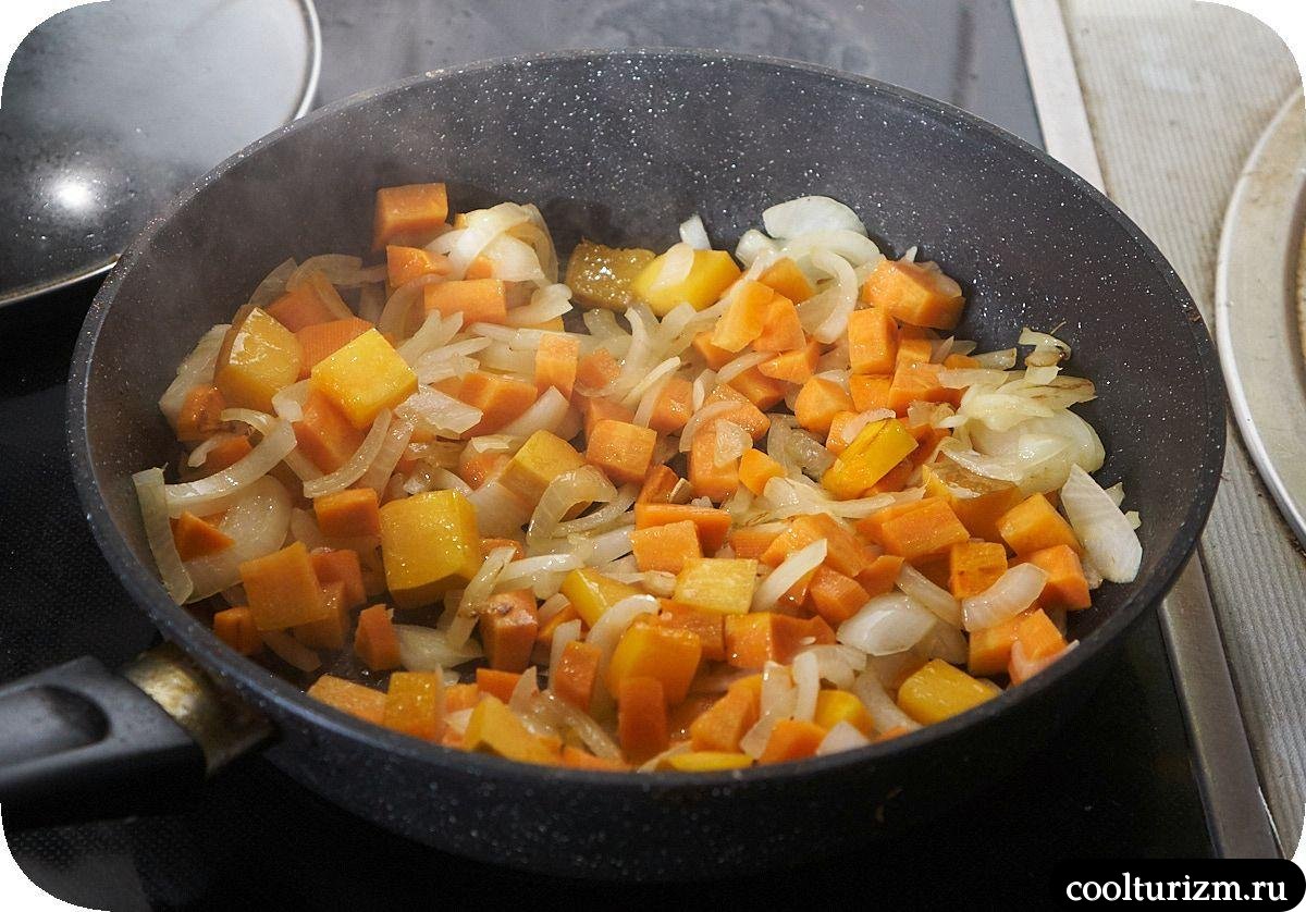 Картофель тушеный с мясом и красной чечевицей как готовить