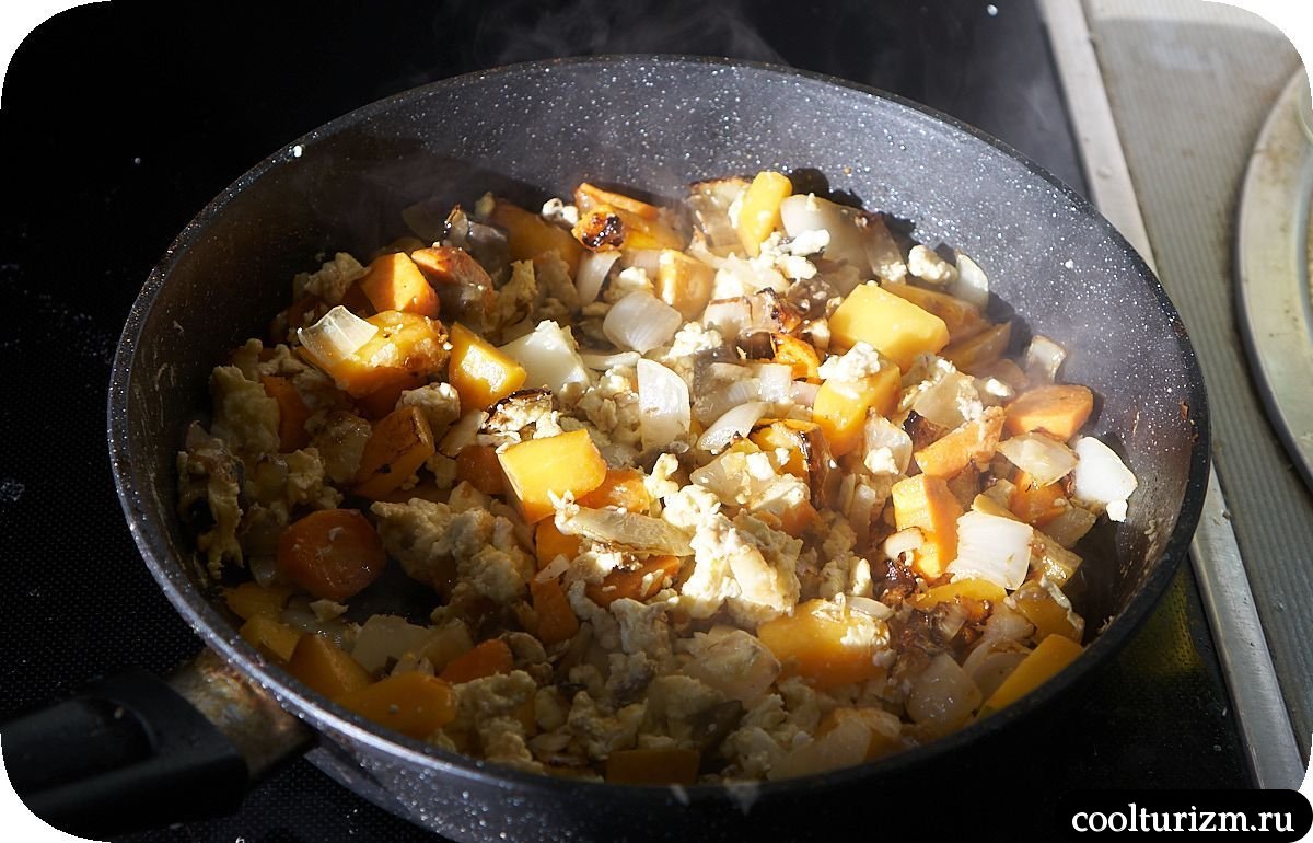 Птитим с тыквой и мясом как готовить