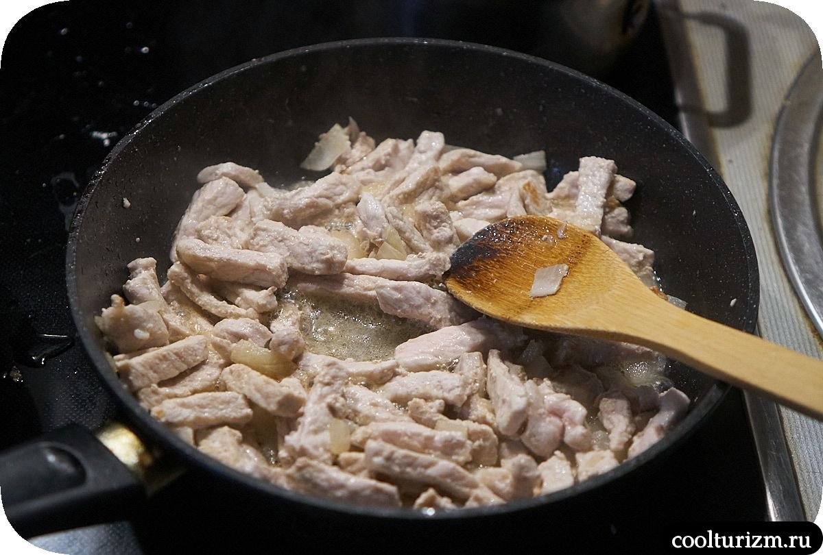карбонад и лук