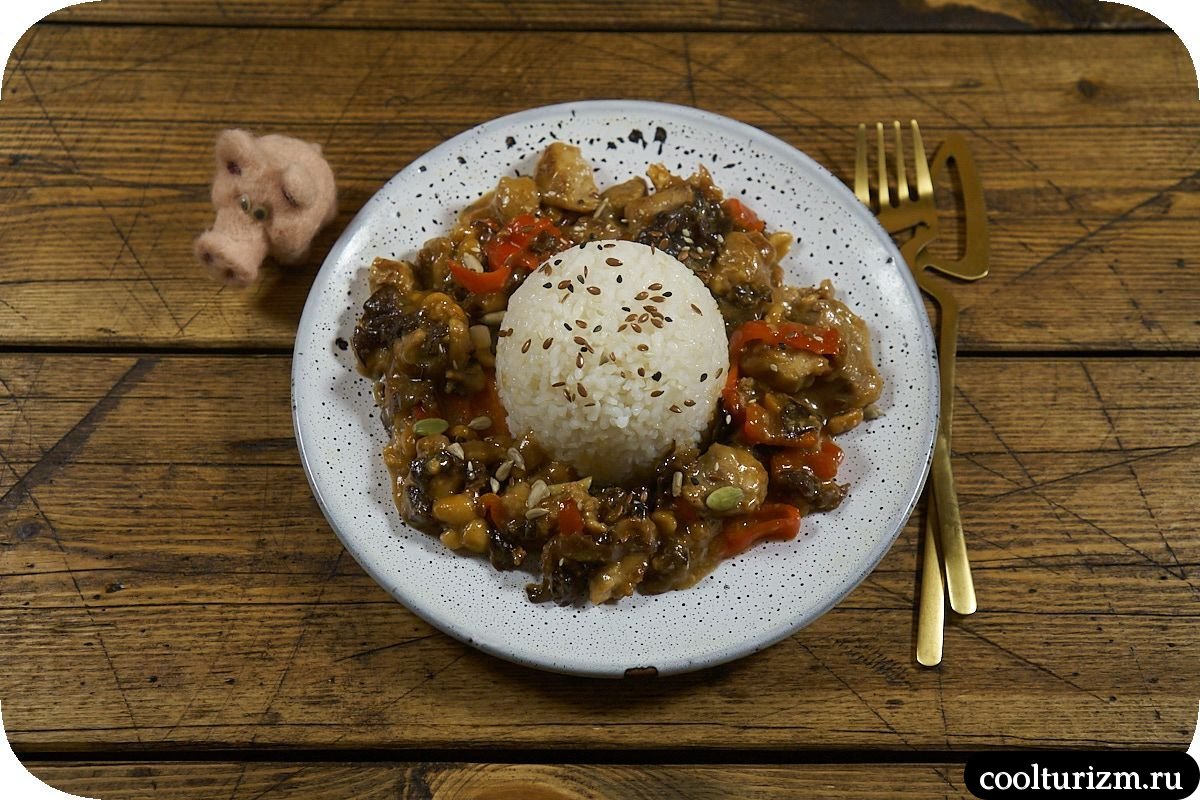 Мясо с арахисом по-азиатски
