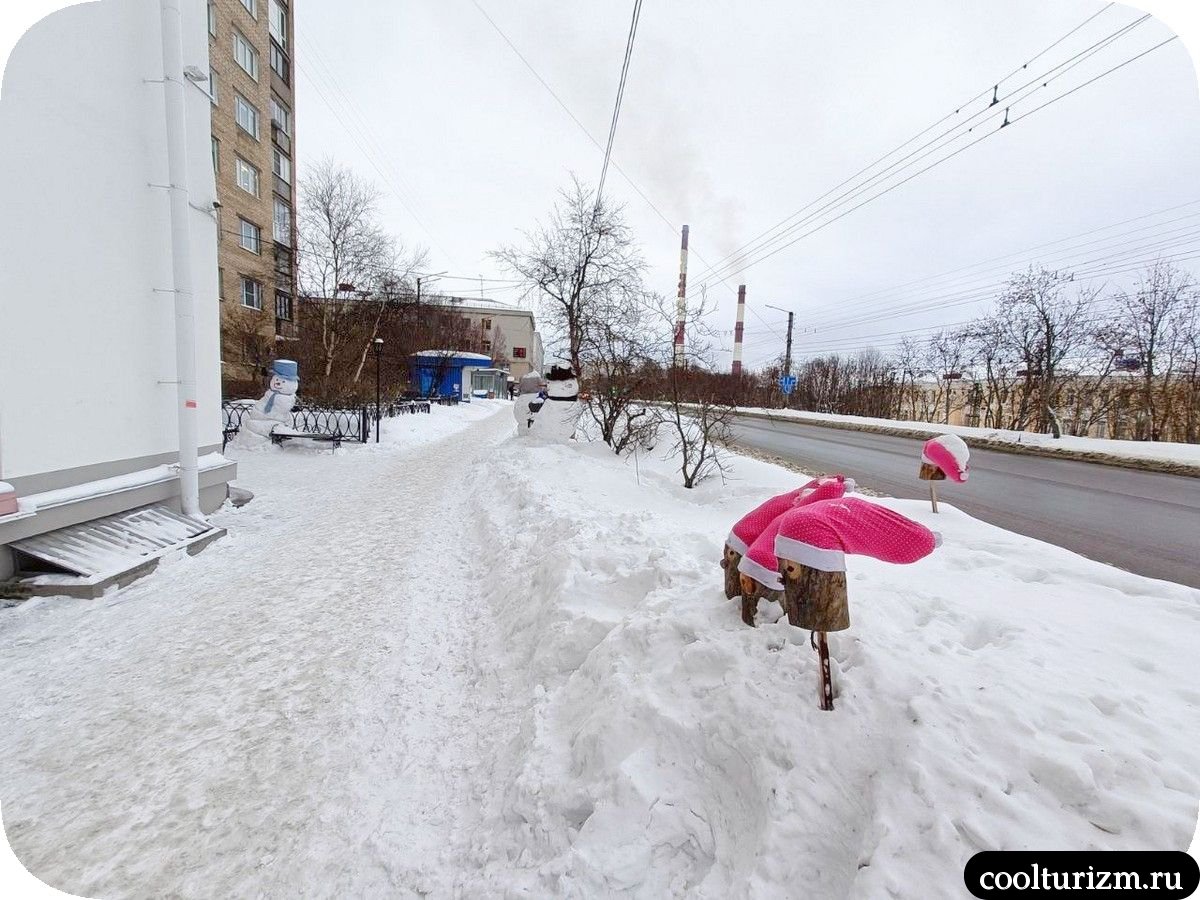 снеговики мурманск шмидта