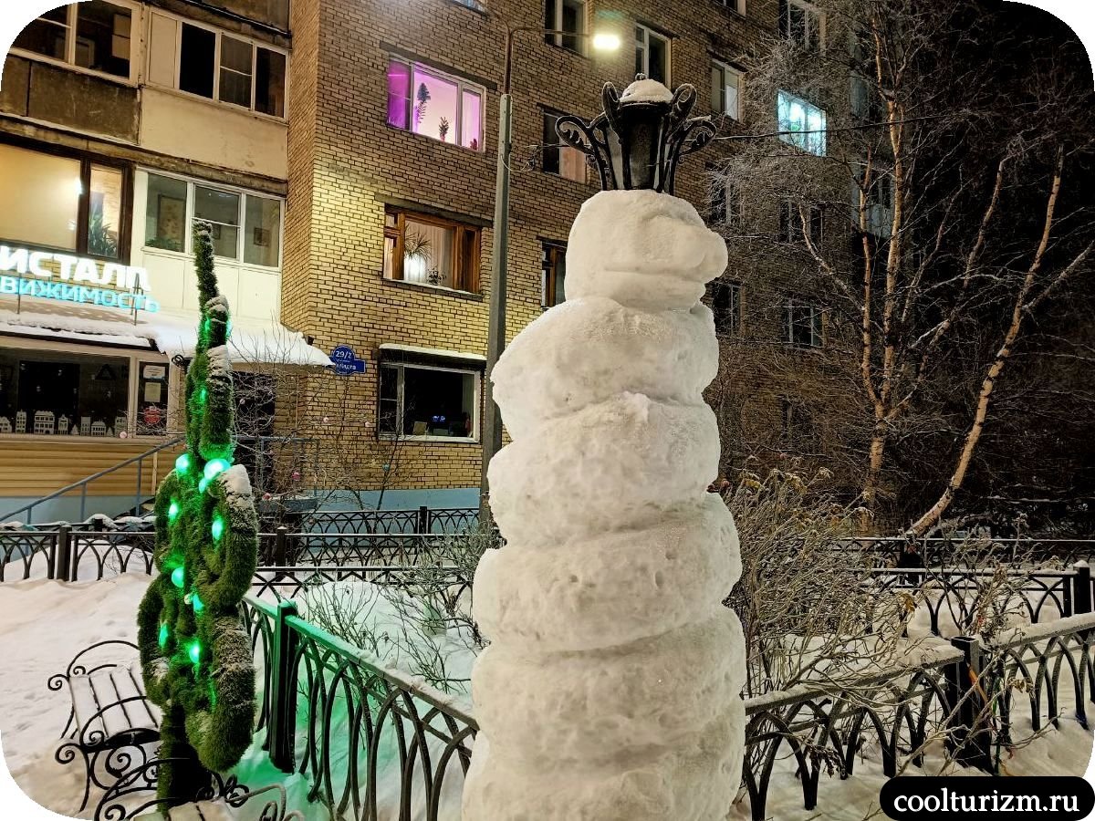 мурманск снежная змея на шмидта