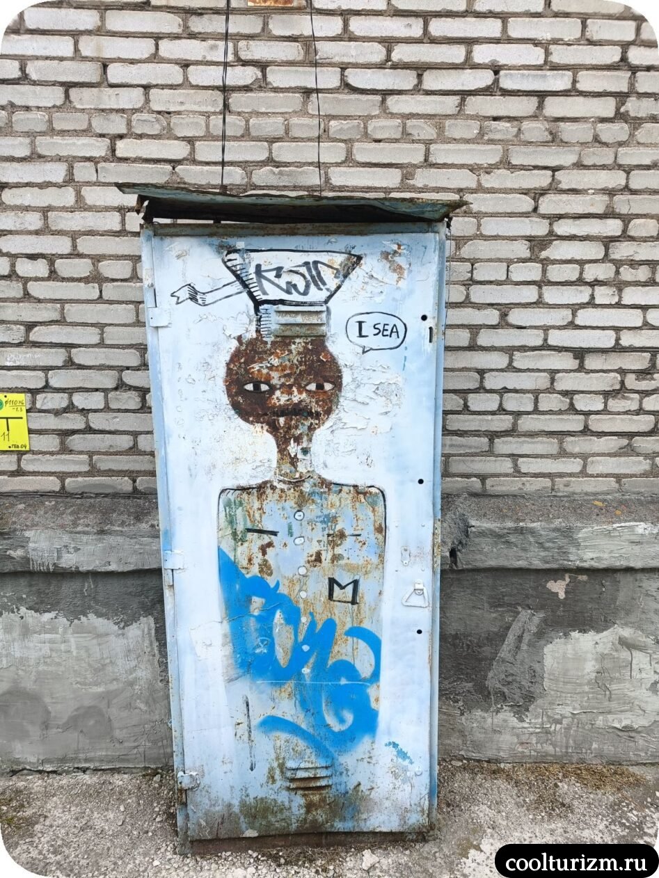 улица Красных Просвещенцнев Псков граффити