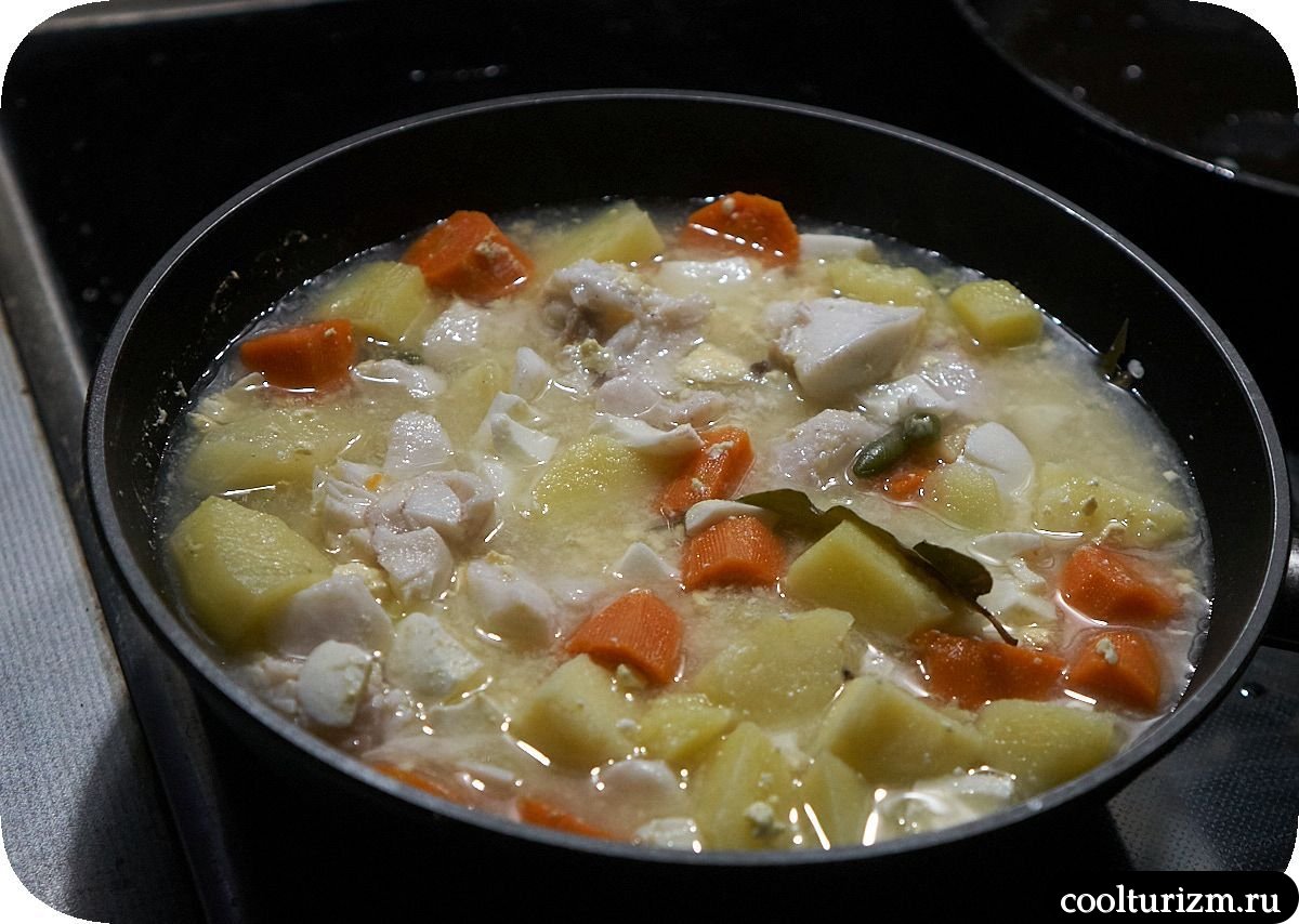 Щёки трески с морковью