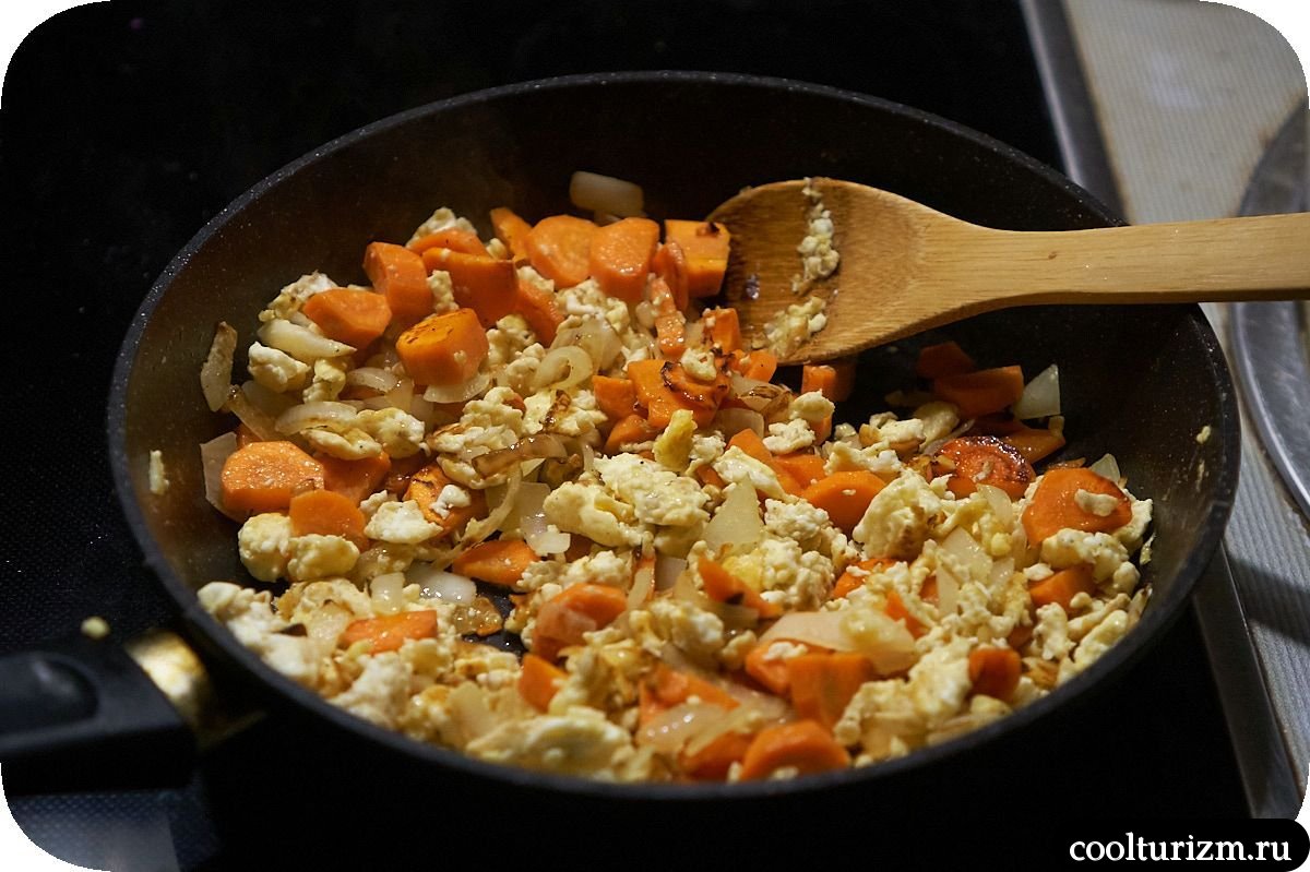 Пшеничная крупа с шампиньонами и яйцами как готовить