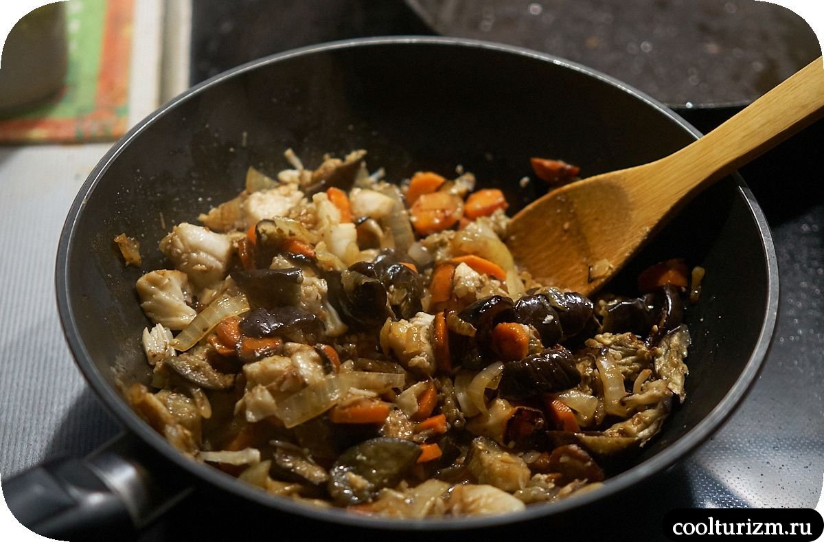 Красный булгур со щёчками