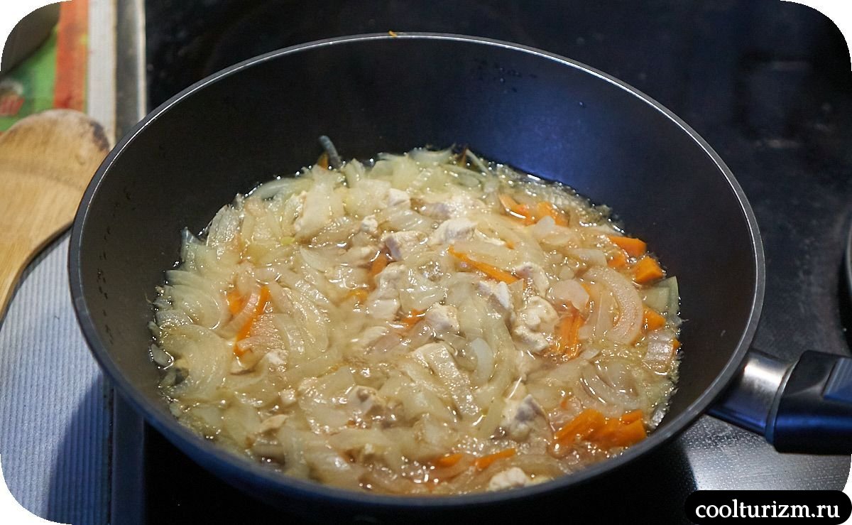 Плов из черного риса с куриной грудкой как готовить