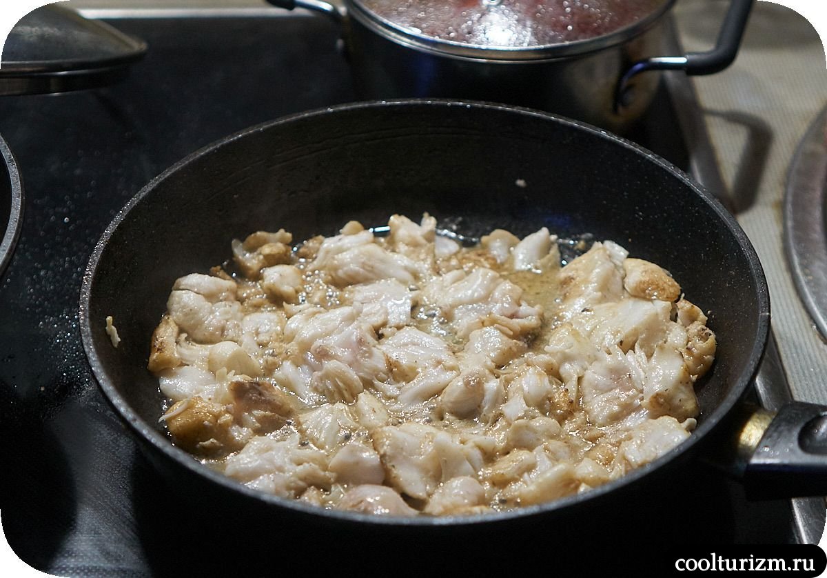 Гречка зелёная со щечками трески как готовить