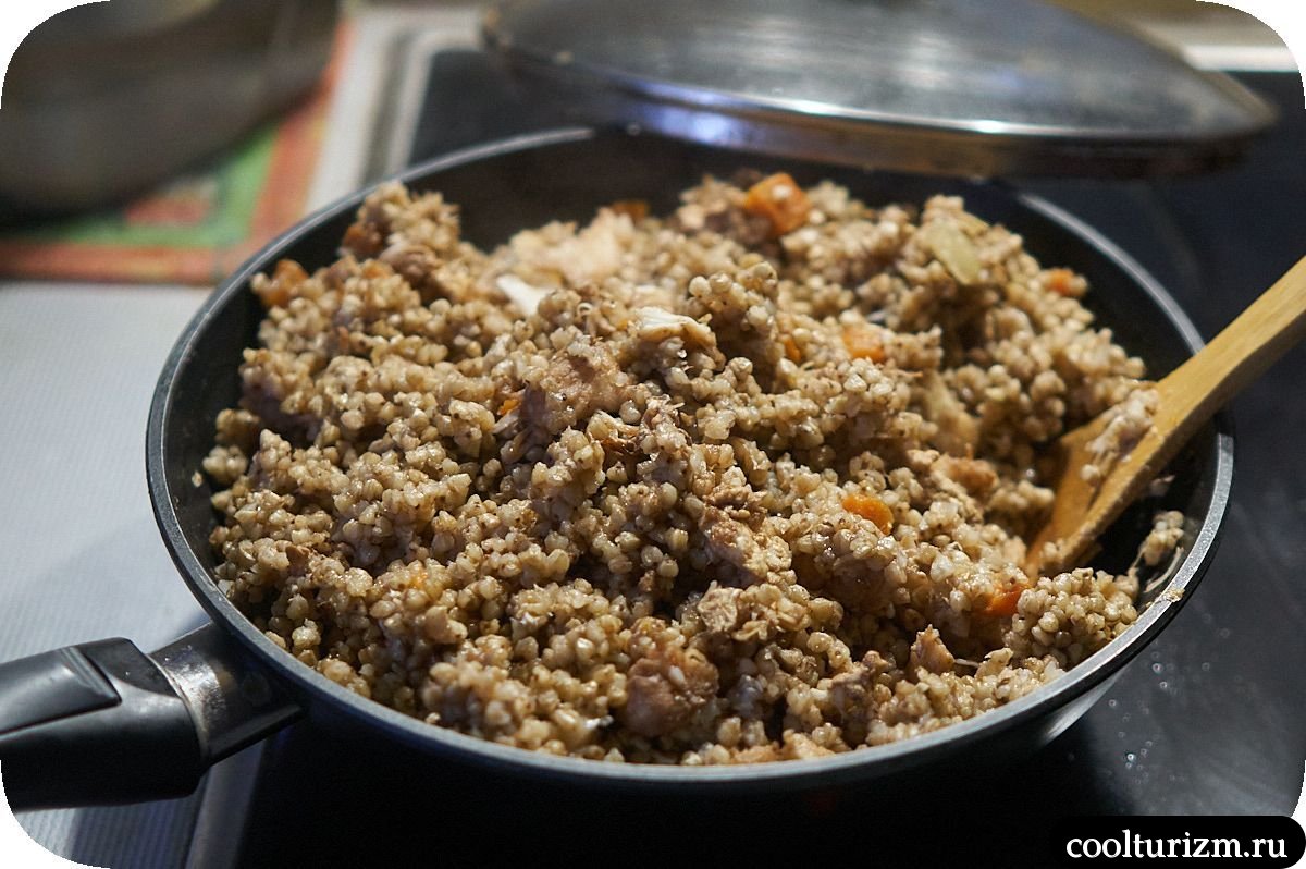 Гречка зелёная со щечками трески как готовить