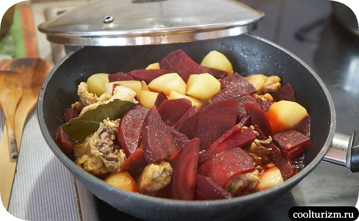 Курица с картофелем