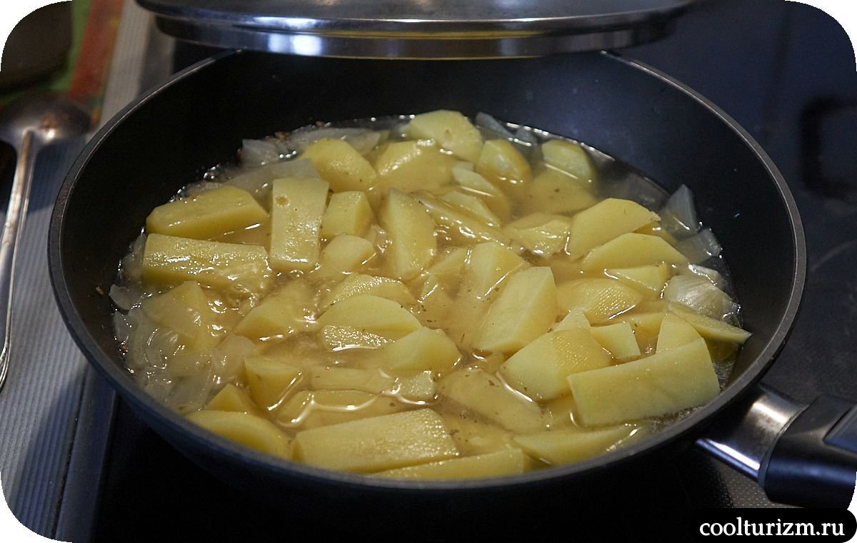 Шампиньоны с картофелем