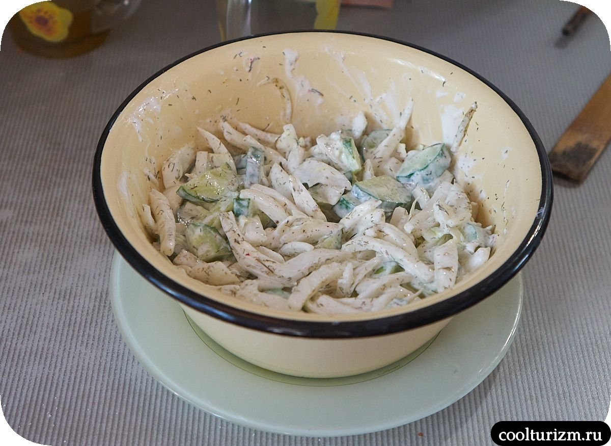 Огуречный салат с пекинской капустой как готовить