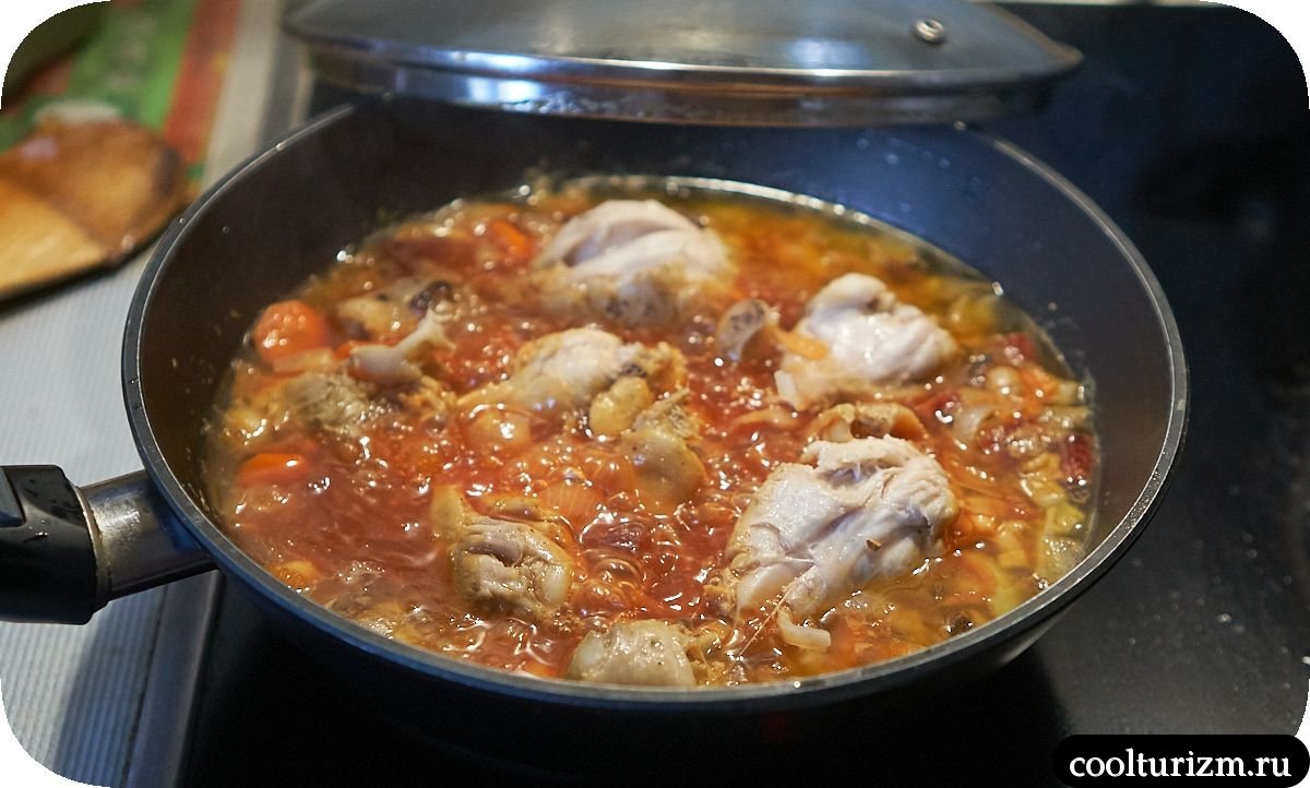 Куриные голени с овощами