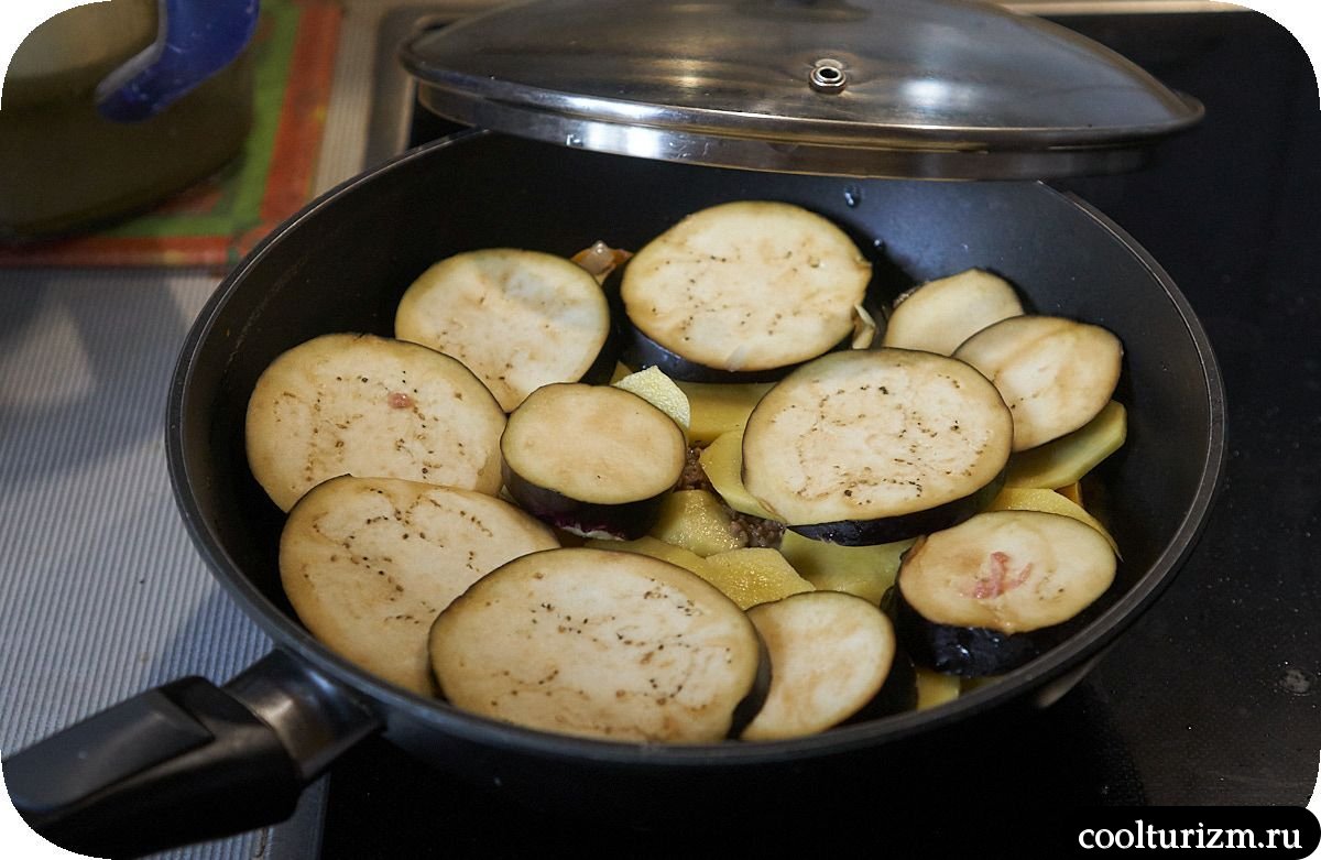 Ложная мусака с фаршем