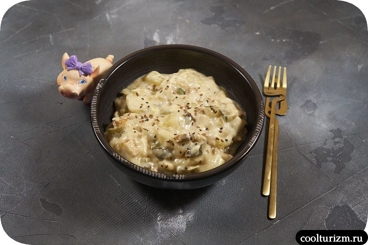 Ттокпокки с мясом в сметане рецепт