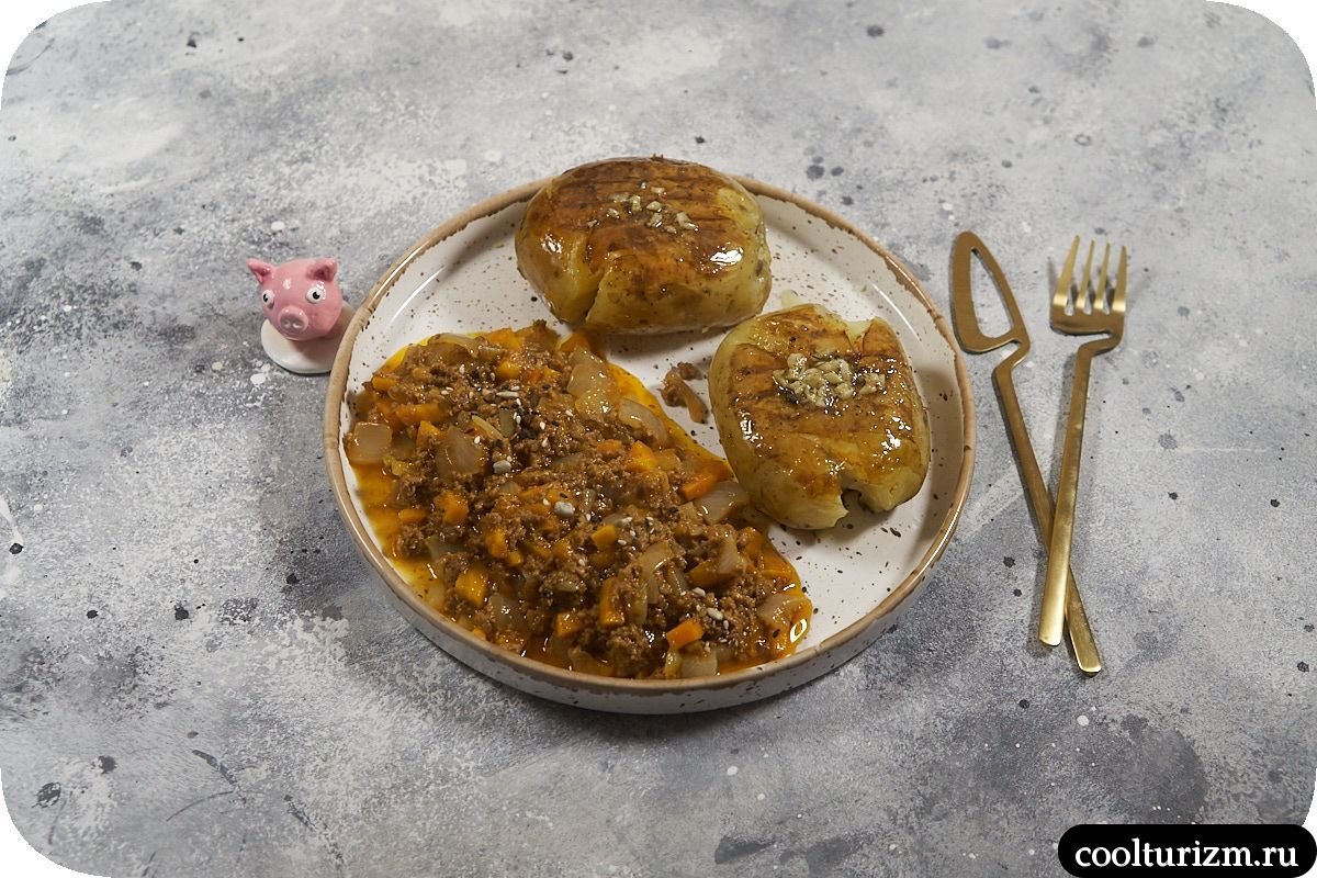 Куриный фарш с давленым картофелем рецепт