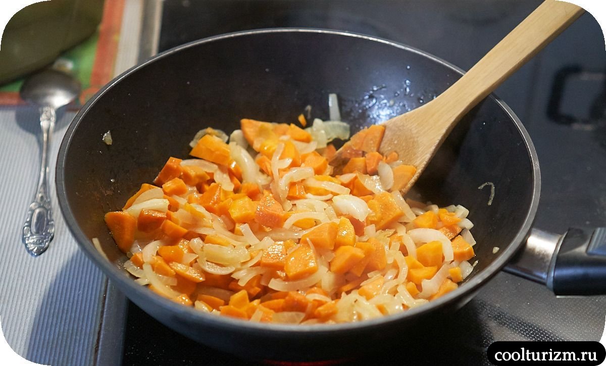 Зелёная гречка с треской и овощами как готовить