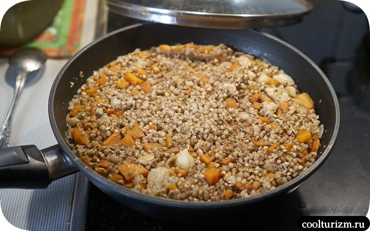 Зелёная гречка с треской и овощами как приготовить вкусно