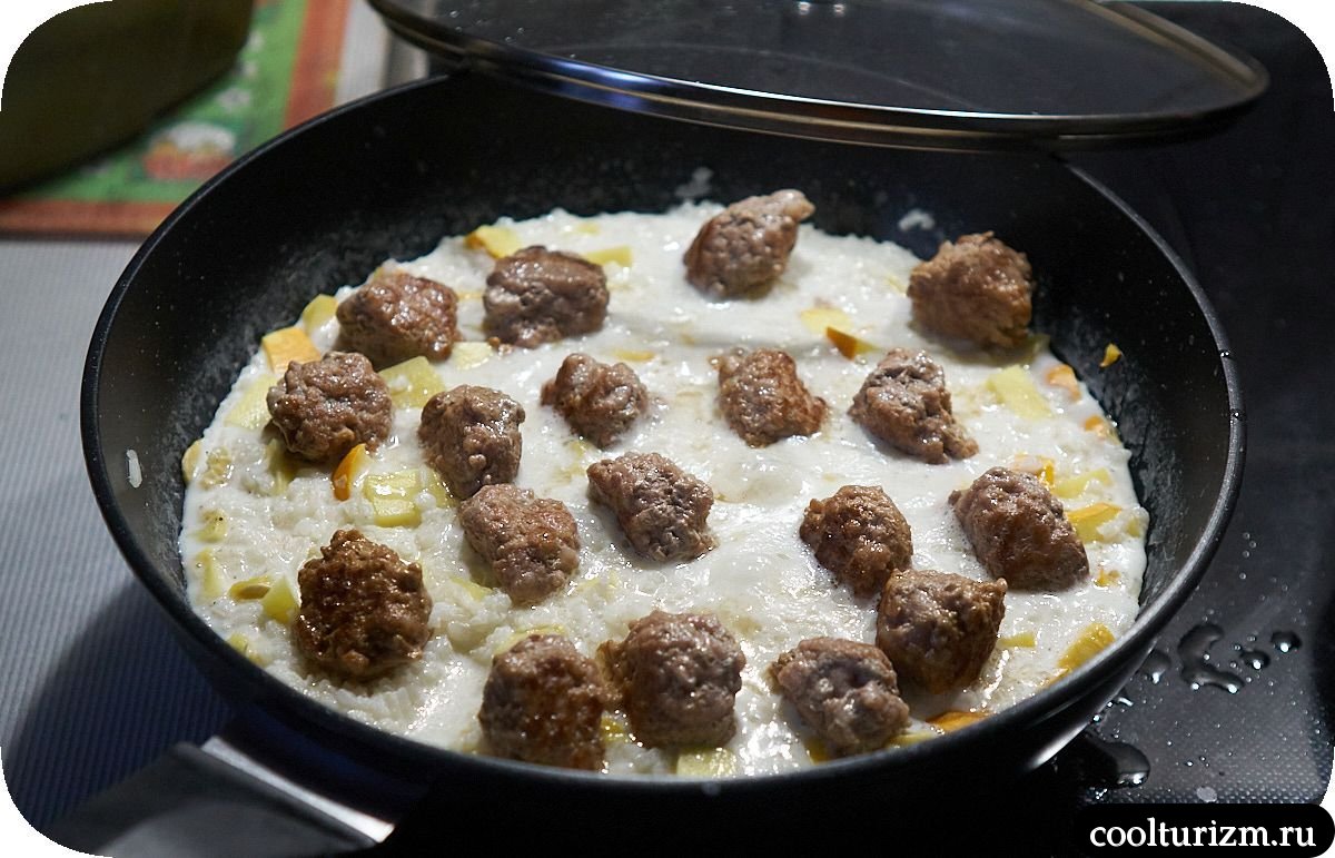 Фрикадельки с рисом и патиссонами как приготовить