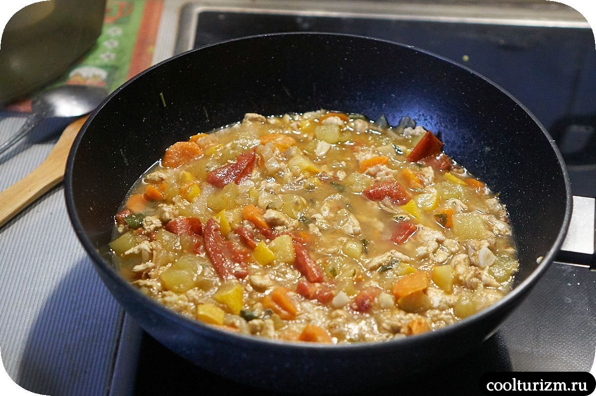 Тушеные патиссоны рецепт с яйцами и овощами