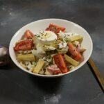 Вкусный салат с жареным тофу